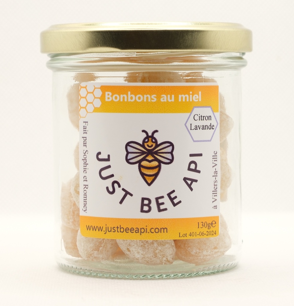 [Bo-Pa130] Bonbons au miel – Saveur passion 130gr