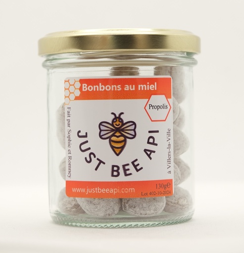 [Bo-p130] Bonbons au miel & propolis 130gr